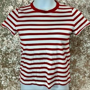Madewell Easy Crop Striped Tee